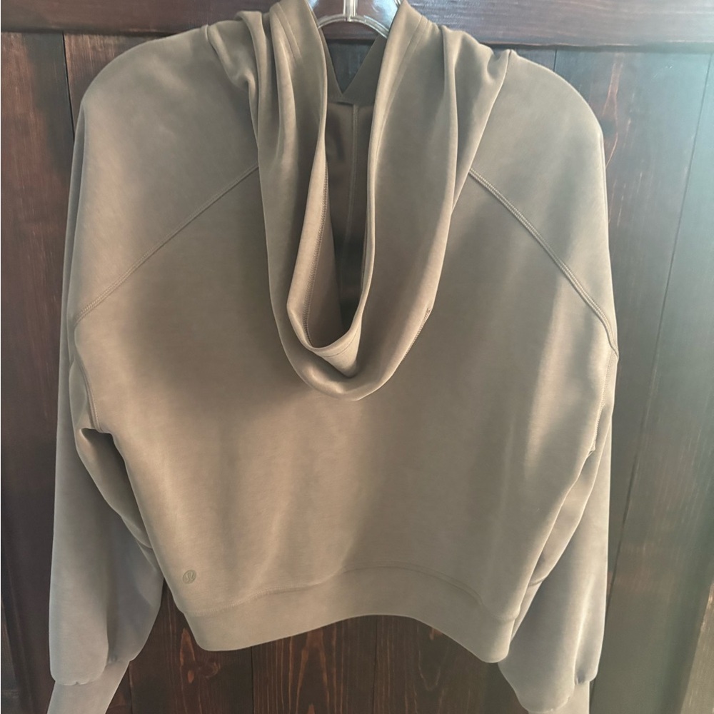 Lululemon Athletica Tan Sweater Relaxed Fit Fleece - Picture 2 of 4